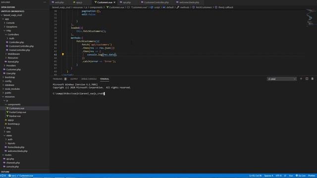 Laravel + Vuejs - Vuejs fetch API data смотреть онлайн