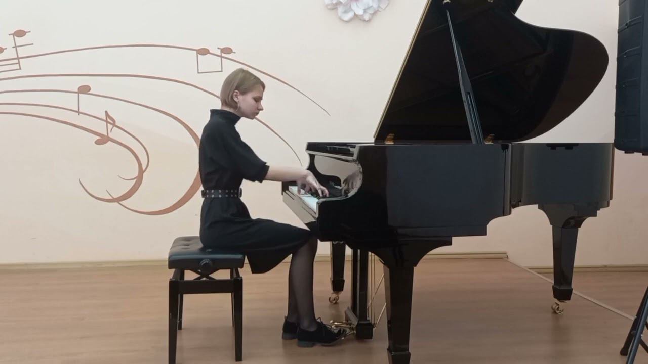 Халецкая Дарья 7 кл. Ф. Бургмюллер "Этюд" (Утренний колокол); Э.Григ "Бабочка" смотреть онлайн