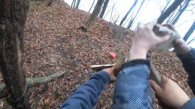 Землянка (часть 20). Сделали тамбур. Готовлю ПЕЧЕНЬ в ТЫКВЕ!!! смотреть онлайн