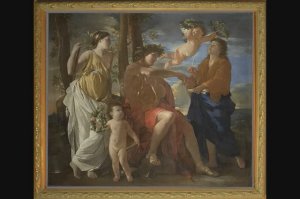 Николя Пуссен - Аполлоново Вдохновение поэта. {Nicolas Poussin - Apollonian Inspiration of the poet}