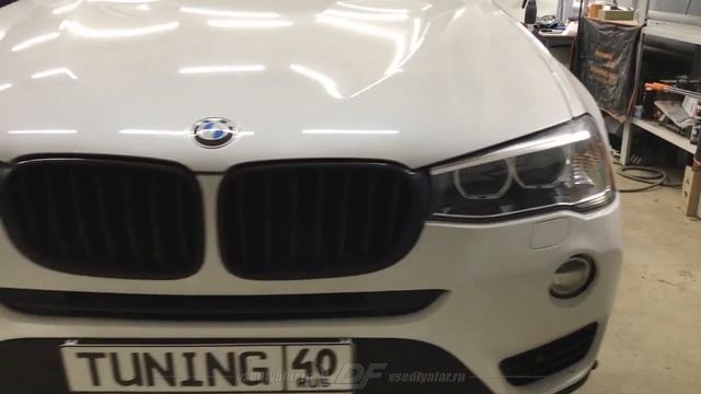 BMW X3 F25 2014-2017 - Замена биксеноновых линз на светодиодные смотреть онлайн