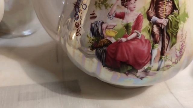 Самый #красивый #фарфор! Второй #сервиз из г. #Добруш. #Картинки на изделиях, шикарная #посуда
