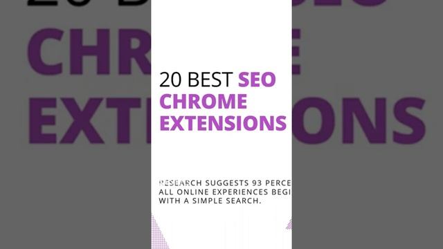 SEO Chrome Extensions