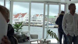 Как в Норвегии изнутри дома на воде выглядят. #дом на #воде #Норвегия