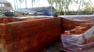 4 Кладка чернового кирпича