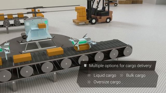 Создание видео презентации для грузовых беспилотников AURA смотреть онлайн