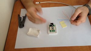 Как "разбить" розетку при помощи ножа krone - How to "break" socket with a knife krone.