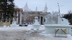 Уфа, Ёлка площадь имени Орджоникидзе, Черниковка 24.12.2023