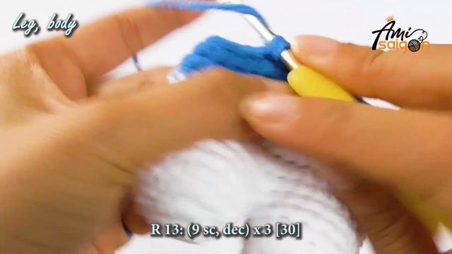 #326 | Jokey Smurf Amigurumi Free Pattern (2/4) | How To Crochet Amigurumi Characters | @AmiSaigon смотреть онлайн