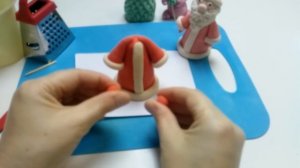 Лепим ДЕДА МОРОЗА из соленого теста!