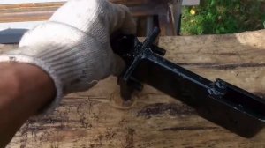 Прицеп к мотоблоку на базе автомобильного.