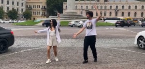 Lezginka Супер Лезгинка В Центре Тбилиси 2023 Девушка Танцует Madina Мадина Чеченская ALISHKA Dance