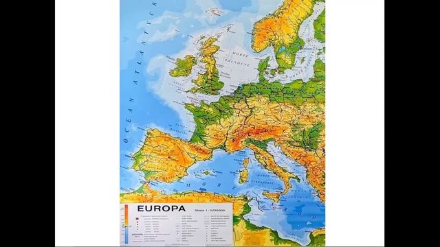 Страны Западной Европы + карта