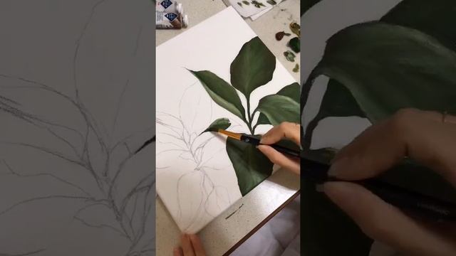 МК | рисуем декоративное панно
