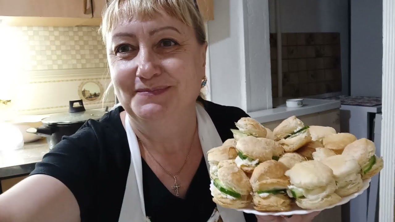 Ракушки из слоеного теста