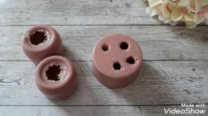 МК Силиконовые формы своими руками/Пластилин/Клубника/Новый силикон.