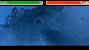 T-800 vs T-1000 with Healthbars / Final Fight | Part 1