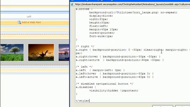 Create a Sliding Interface in SharePoint