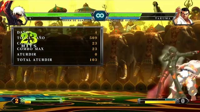 KOF XIII K'DASH Chain Drive + Hyper Chain Drive concept combo смотреть онлайн