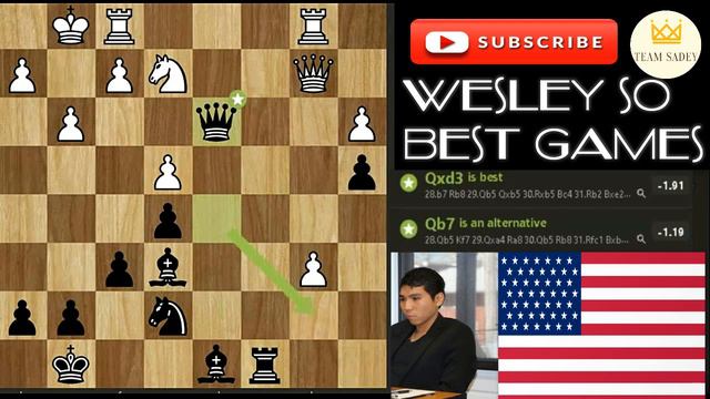 Wow ! How Did Wesley So Stop The  Raging Pass Pawn of His Opponent  ?and Wins ! Nice Play !