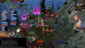 Warhammer Online gameplay PvP RvR - Ithilmar's Chosens & Inquisitors Alliance Bomb WB - 2011-11-22