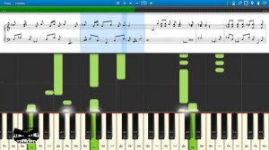 SEREBRO - В КОСМОСЕ 🌏 (на пианино Synthesia cover) Ноты и MIDI