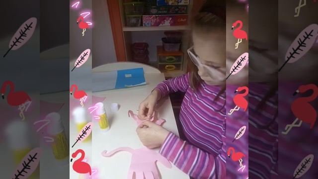 Аппликация “Фламинго” старшая группа смотреть онлайн