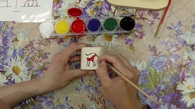 ПСУ КЦСОН «Дивногорский» Мастер-класс роспись Традиции русского Севера
