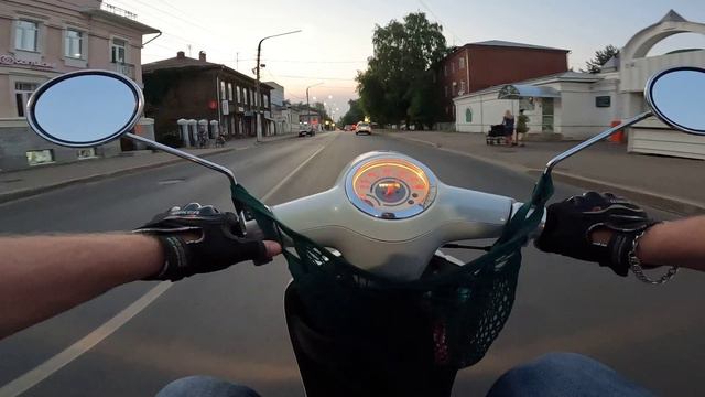 Honda Giorno Af-70 покатушки по Костроме смотреть онлайн