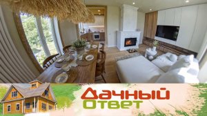 Неорусский стиль в интерьере уютной кухни-гостиной | «Дачный ответ»