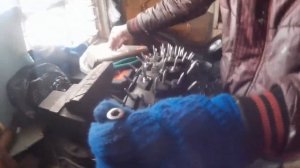 Шиповка моторезины дюбелями!