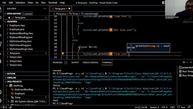 Java15 Branching Conditional смотреть онлайн