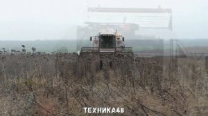 Комбайн Нова 340 на уборке семечек. Уборочная - 2022.