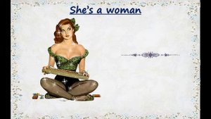 She's a woman