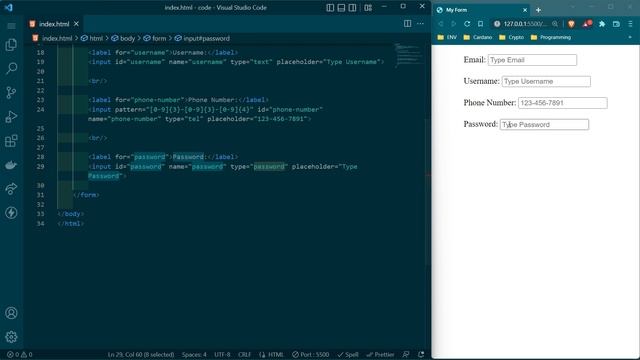 HTML Forms Explained In 5 Minutes | Into To HTML