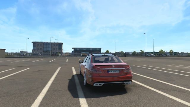 Review mod for ETS 2 Mercedes Benz e63 amg v.1.45.x смотреть онлайн