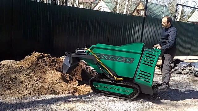 EXREX 800 минидумпер. Базовая версия минисамосвала