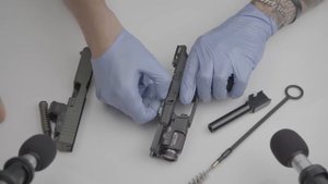 Glock Cleaning ASMR for INSTANT relaxation | Gun Sounds for sleep