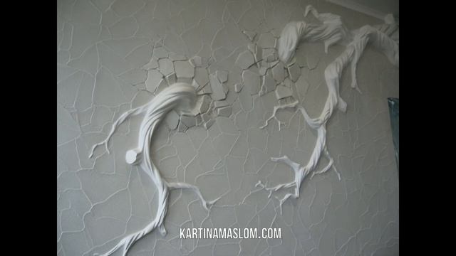 Дерево Барельеф из гипса в интерьере Роспись стен в Одессе смотреть онлайн