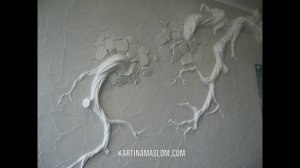 Дерево Барельеф из гипса в интерьере Роспись стен в Одессе