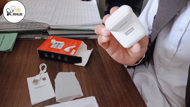 Earpods lenovo Thinkplus livepods LP2 unboxing RN UK Uzair Khan смотреть онлайн