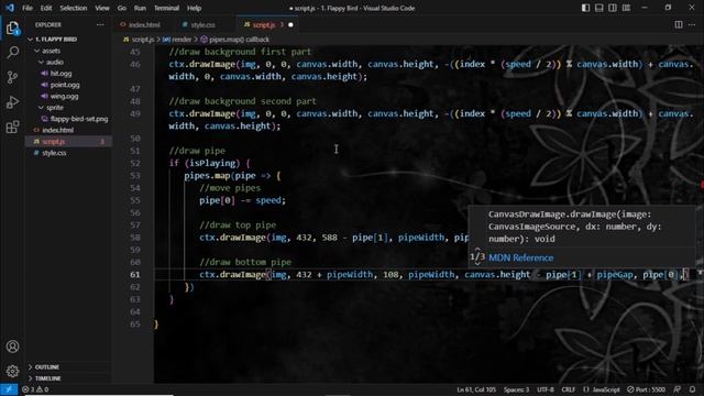 Flappy Bird Game using HTML, CSS & Javascript | Javascript Games смотреть онлайн