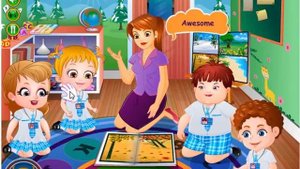 малышка Хейзел изучает времена года! развивающая игра