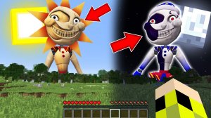 Я призвал АНИМАТРОНИКА СОЛНЦЕ И ЛУНУ в своем мире в майнкрафт ! Как призвать SUN&MOONDROP MINECRAFT