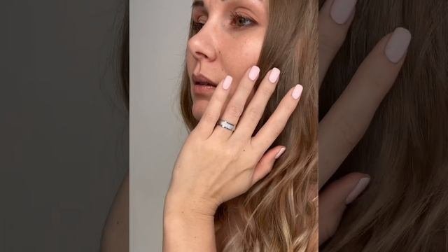 Серебряное кольцо 925 пробы обручальное