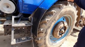 Обзор  Трактора Мтз 80 (Доработки глушителя, воздухана и топливной системы)