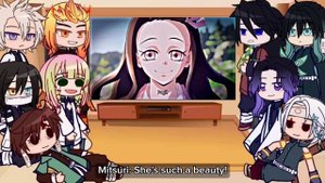 Past Hashiras + Tanjiro React To Nezuko // Demon Slayer // Gacha Club