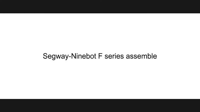 Segway Ninebot F series - How to disassemble and assemble Hub Motor смотреть онлайн