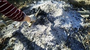 Процесс готовки древесного угля в домашних условиях, и навожу порядок в саду⛏️?️
