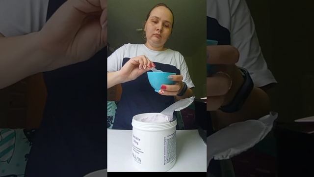 асмр распаковка альгинадной маски для лица от аравия #shorts смотреть онлайн